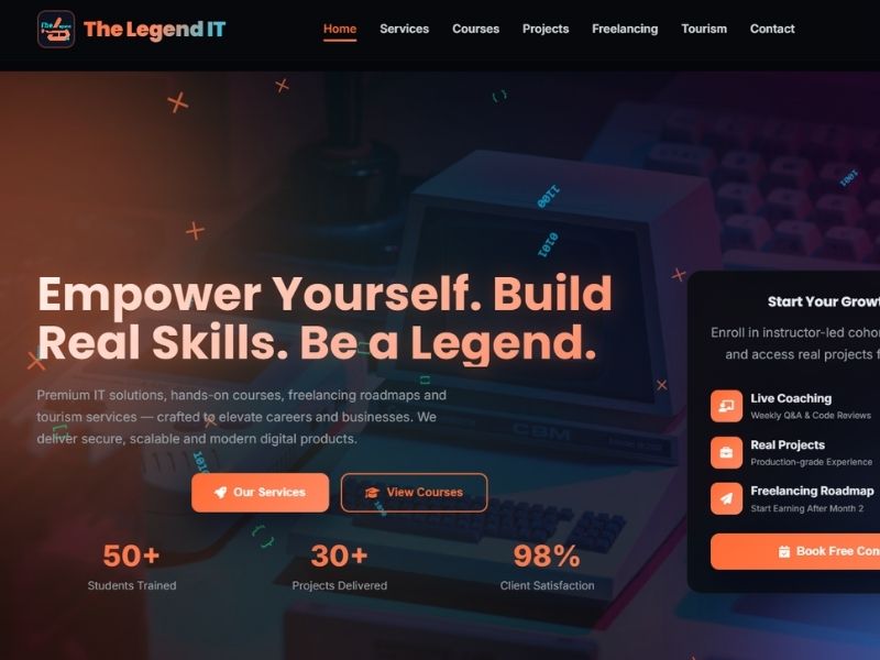 Legend IT Homepage